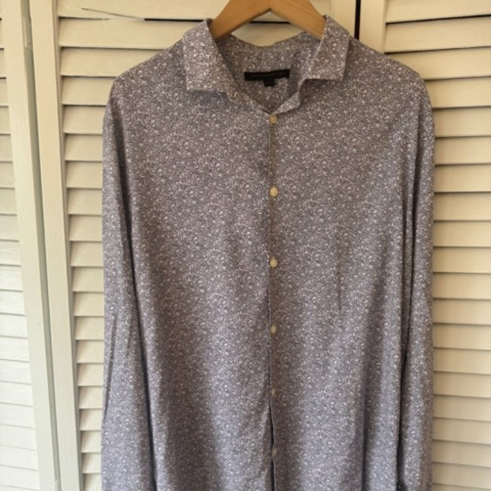John Varvatos Star USA Men’s Misty Ross Slim Fit Button Down Shirt